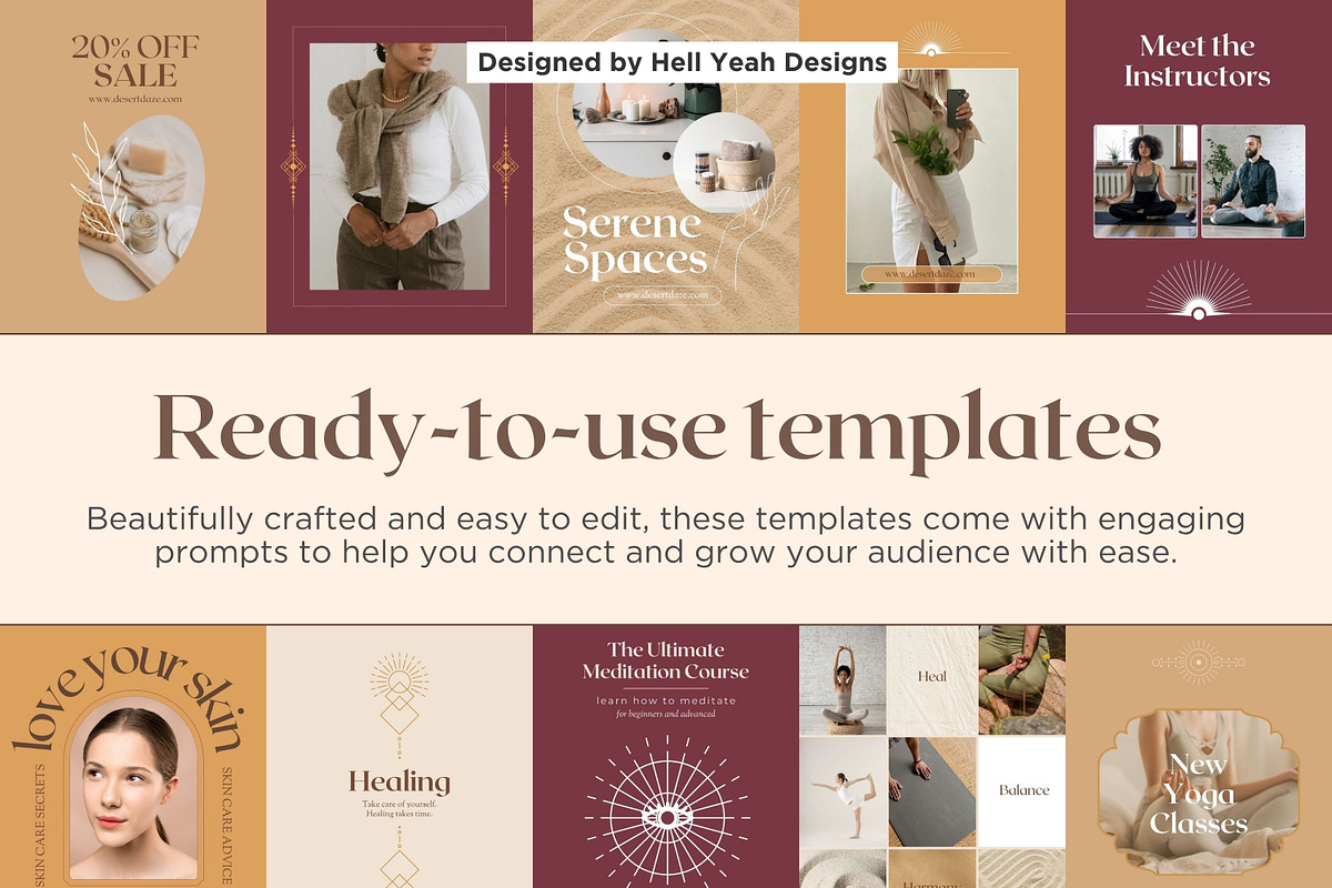 Soul Glow Instagram Post Templates preview 5