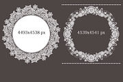 Wedding frames and alphabet., a Pattern Graphic by Ajuga (Thumbnail 2 of 9)