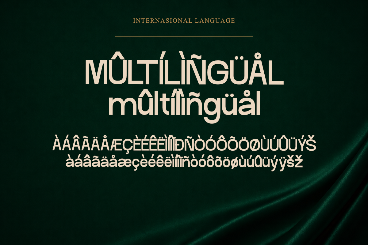 Rosvelle Luxury Hybrid Sans, a Sans Serif Font by Muksal Creative (Photo 9 of 9)