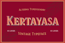 Kertayasa Layered Typeface