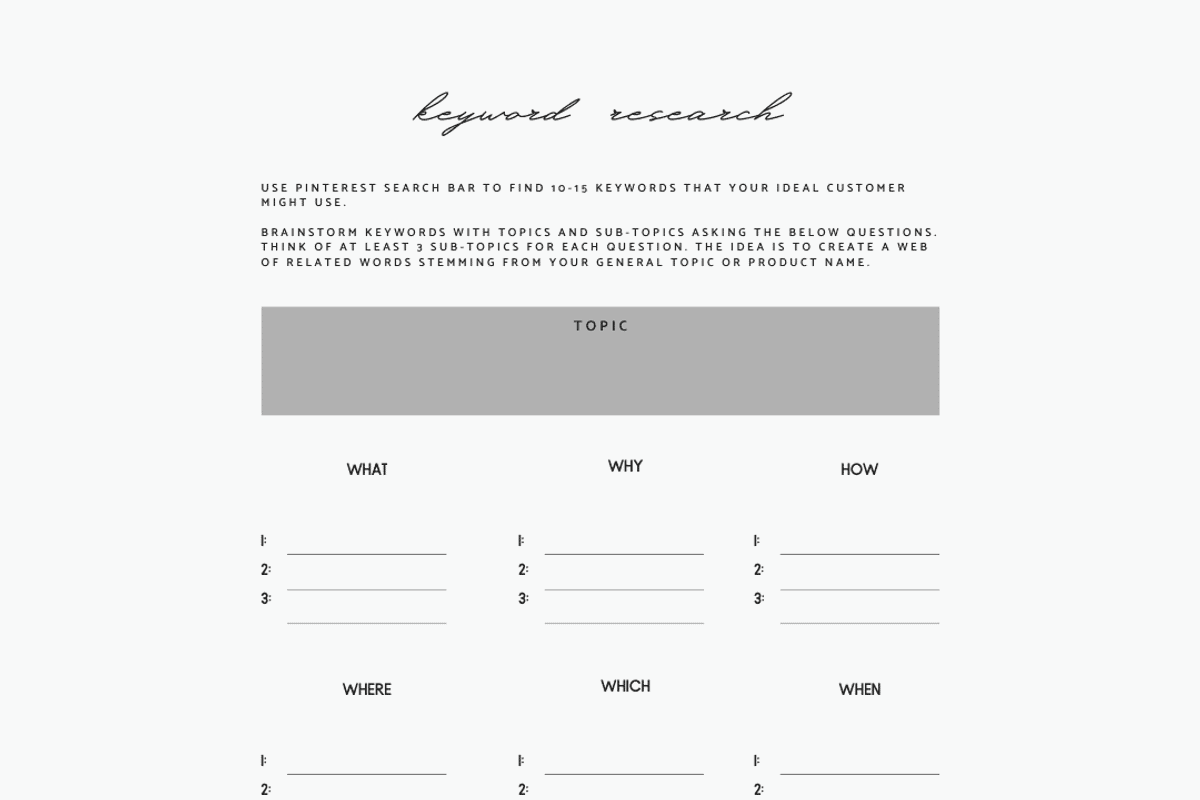 DFY Pinterest Marketing Planner[PLR], a Stationery Template by Brand Your Biz Co. (Photo 9 of 10)