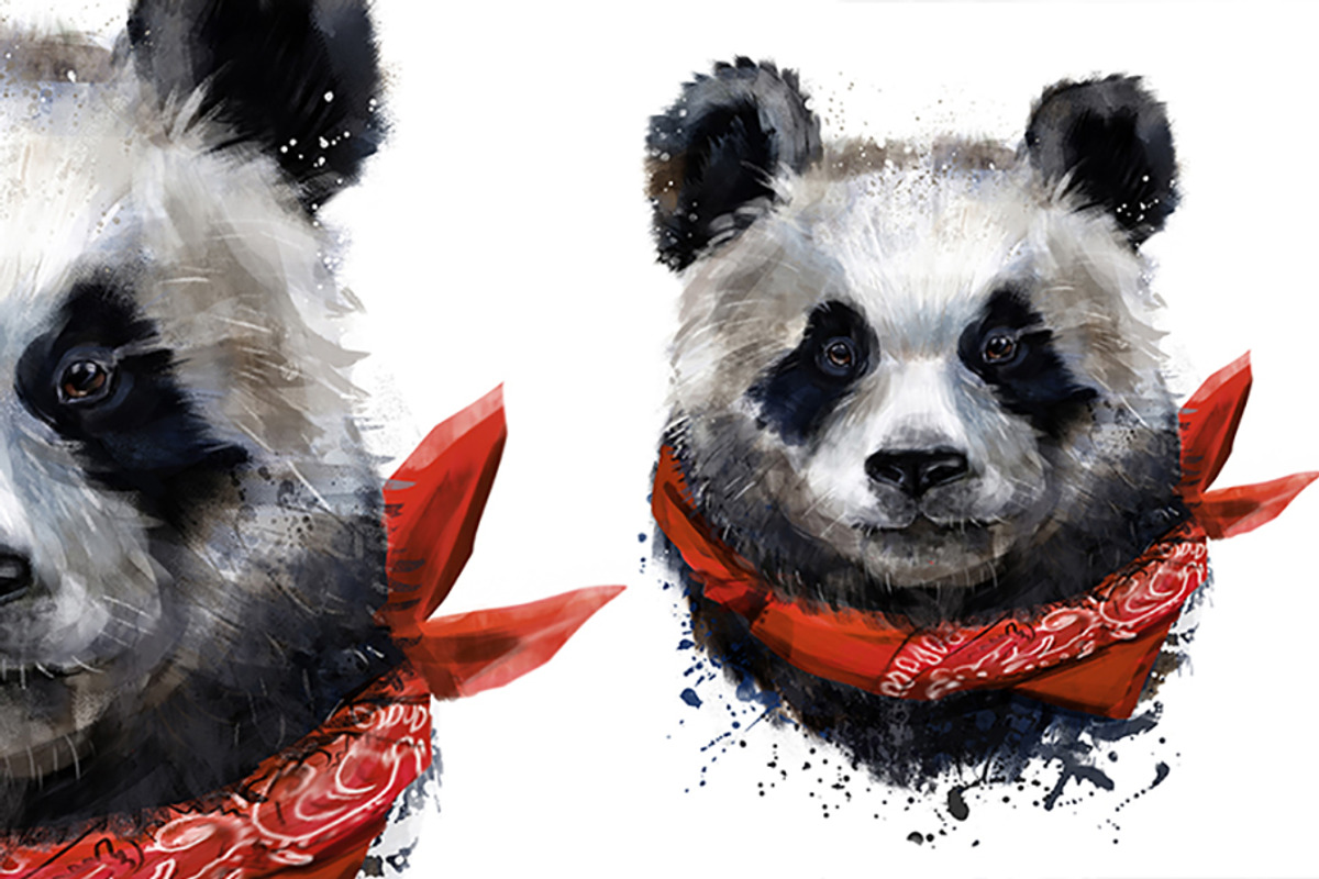 cute panda art, an Animal Illustration by art_mouse (Photo 2 of 5)