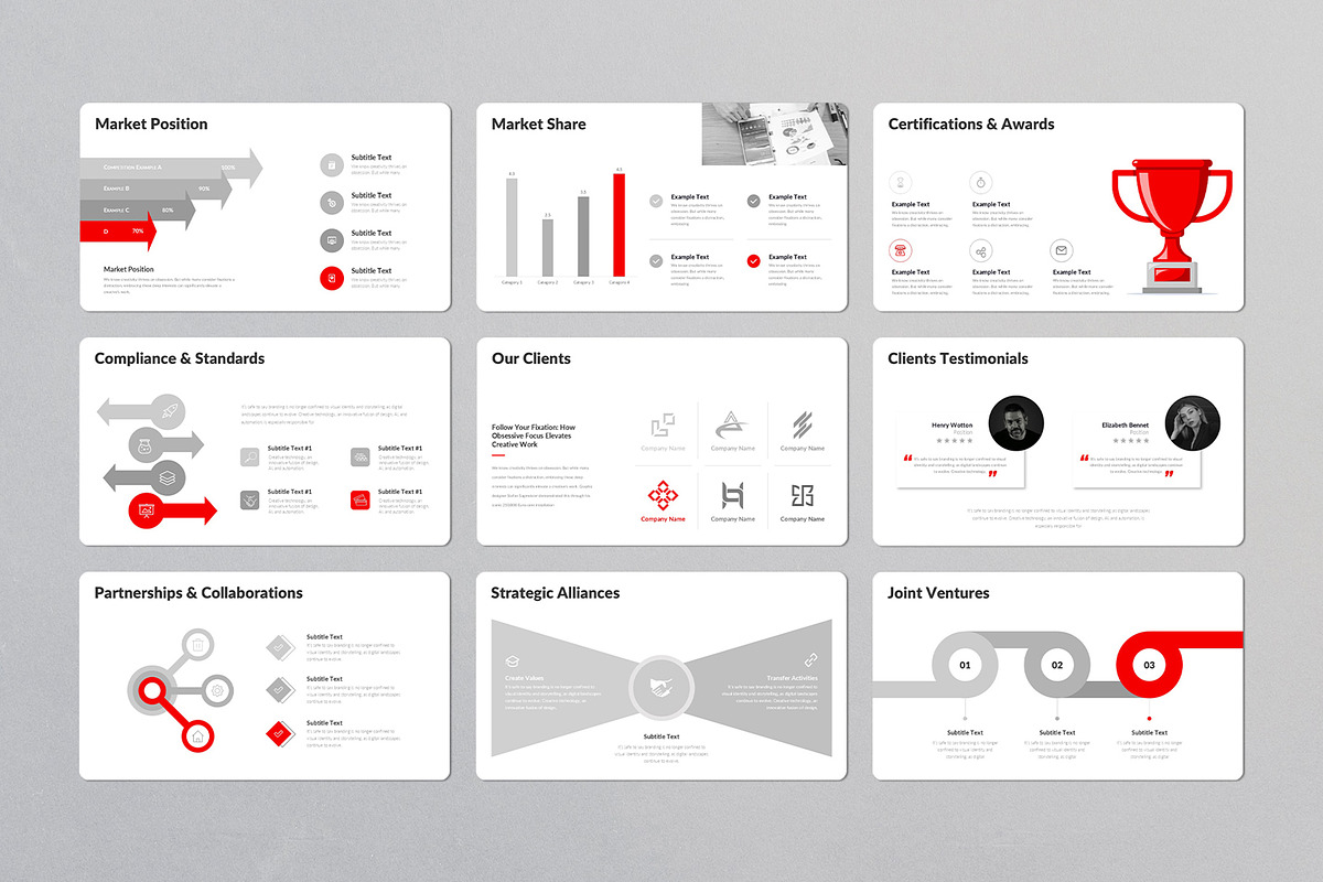 Company Profile Keynote Presentation, a Presentation Template by Design Vault (Photo 5 of 9)
