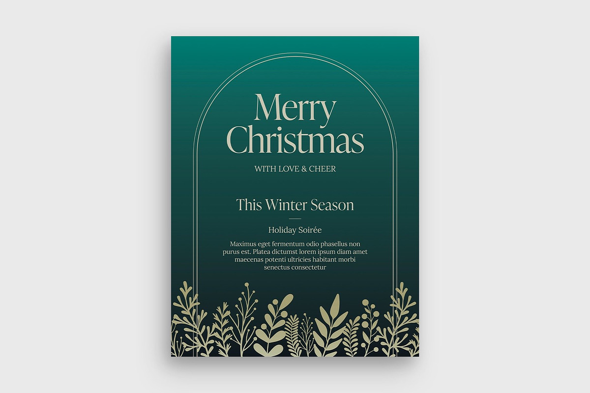 Christmas Poster Templates, a Poster Template by BrandPacks (Photo 4 of 5)