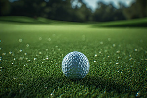 Golf ball stock image