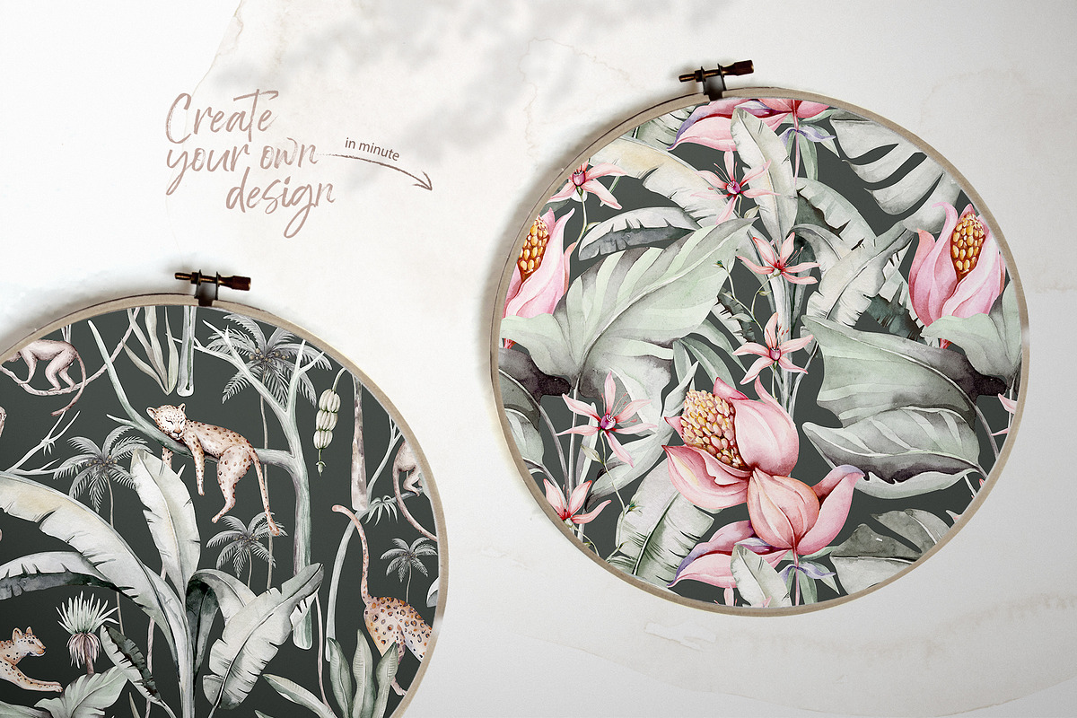 Tropical watercolor collection, an Animal Illustration by Peace ART (Photo 10 of 16)