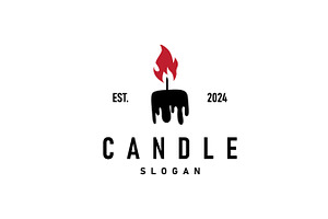 candle logo design concept template, a Branding & Logo Template by Maylianaw28