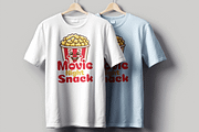 Popcorn Cinema Snack Food Art Tshirt, a Stationery Template by MightyDesign (Thumbnail 1 of 5)