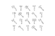 Different axe types tool collection, an Object Graphic by pikepicture (Thumbnail 1 of 3)