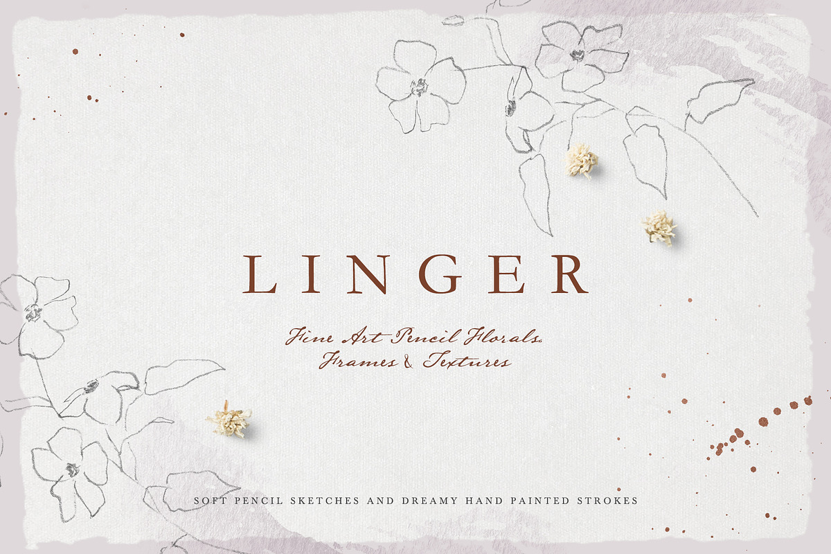 Linger - Fine Art Florals & Textures, a Texture Illustration by Greta Ivy (Photo 1 of 9)
