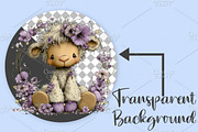 Whimsical Easter Animals Clipart PNG, an Illustration by Canvas Craft (Thumbnail 2 of 7)