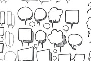 500++  Speech bubbles doodle vet set, a Graphic by TKDoodle (Thumbnail 2 of 4)