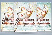 New Years Masquerade, a Flyer Template by tmcom (Thumbnail 1 of 2)