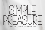 Simple Preasure | Script Font, a Script Font by Scratchones (Thumbnail 1 of 8)