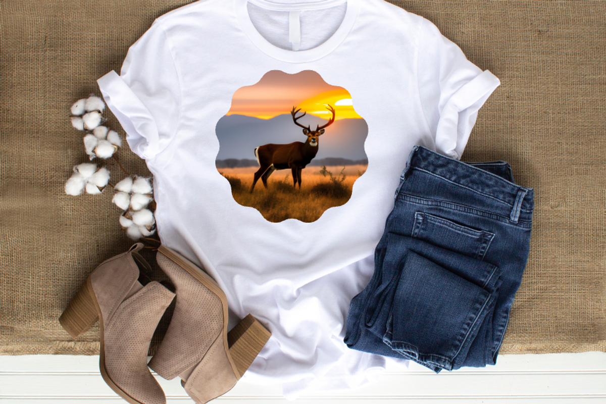 Custom art, Low Country, Buck Deer, a Branding & Logo Template by Boho Pixel Dust (Photo 2 of 10)