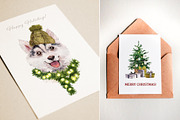 Christmas dogs, an Animal Illustration by Funnystore (Thumbnail 7 of 10)