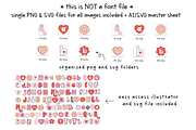 Retro Valentine's Day Alphabet Set, an Object Graphic by KA Designs (Thumbnail 8 of 13)