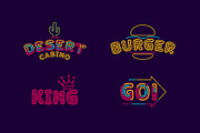 Neon Line 2 font, a Font by kaer_shop (Thumbnail 4 of 5)