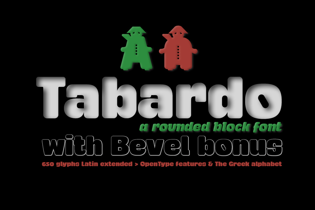 Tabardo font + bonus preview 3