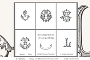Antique Vintage Monogram Initial L, an Object Graphic by Antique Monograms (Thumbnail 3 of 4)