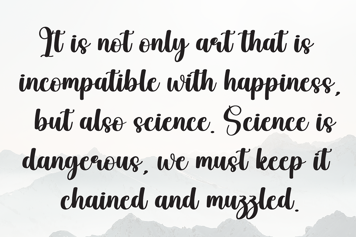 Wonderland | Script Font, a Handwritten Font by Scratchones (Photo 6 of 8)