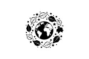 Eco Earth Care Vector Icon Bundle, an Illustration by Designs_River (Thumbnail 31 of 51)