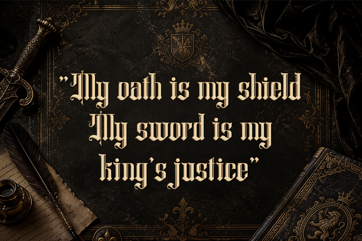 Chronicle Reign | Blackletter Font, a Blackletter Font by Denustudios (Photo 6 of 12)