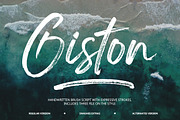 Giston, a Script Font by Lucky Type (Thumbnail 1 of 15)