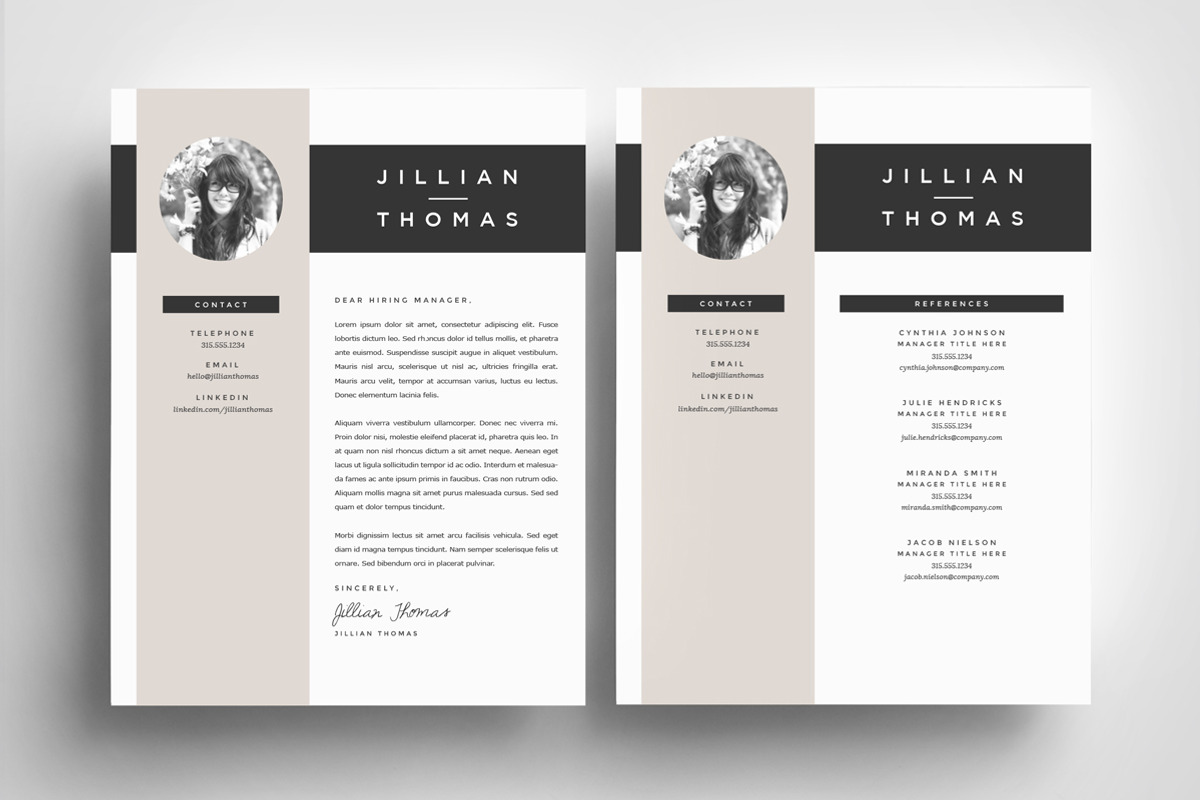 Resume Template 4 Pack | CV Template, a Resume Template by Refinery Resume Co. (Photo 3 of 3)