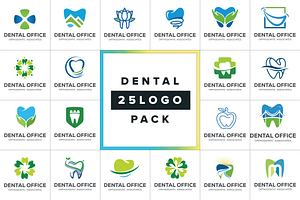 20 Dental Care & Dentist Logo Vector