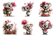 Whimsical Spring Koala Clipart, an Illustration by Dream Creation (Thumbnail 7 of 8)