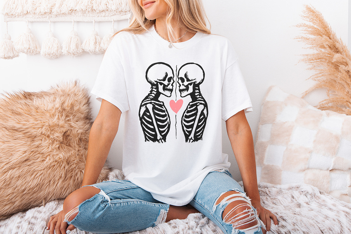 Skeleton Lovers PNG, Valentine, an Illustration by SharpMarketplace (Photo 2 of 9)