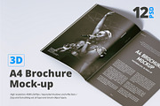 A4 Magazine | Brochure Mock-up, a Books & Magazine Mockup by WebAndCat (Thumbnail 1 of 32)