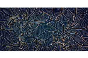 Art Deco Leaves Patterns