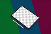 iPad Pro Mockup Set | Tablet Screen, an iPad Mockup by Deeplab (Thumbnail 3 of 19)