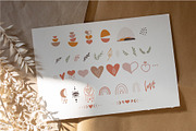 Boho Hearts and Shapes Collection, a Decorative Illustration by DearLetters (Thumbnail 4 of 10)
