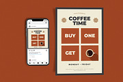 Coffee Time Windows, a Flyer Template by Me55enjah Design (Thumbnail 1 of 4)