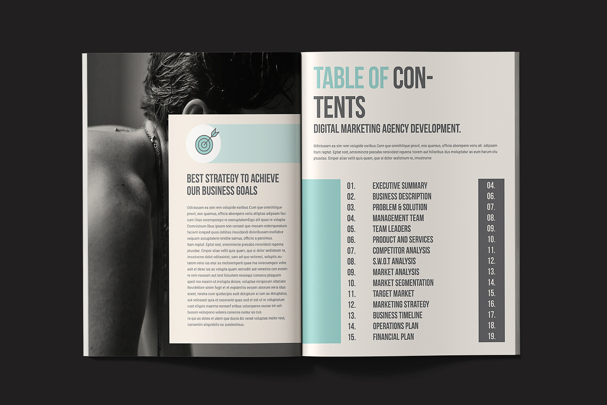 The Business Plan Brochure Template preview 2