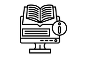 Information Line Icon, an Outline Icon by Pexelpy (Thumbnail 2 of 2)