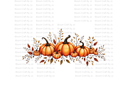 Pumpkin Wreaths and Frames, a Decorative Illustration by Bloom Craft Creations (Thumbnail 8 of 12)