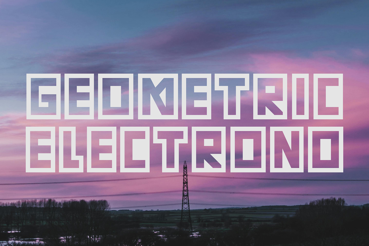 Cyberbang Geometric Sans Serif Font, a Sans Serif Font by Erifqizefont (Photo 10 of 15)