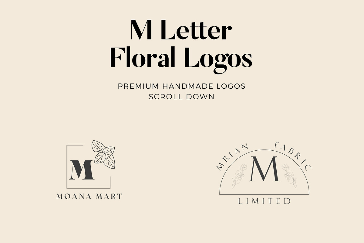 520 A to Z Floral Logos Bundle, a Branding & Logo Template by AN Productions (Photo 99 of 223)