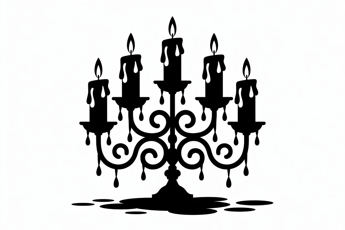 Candle silhouette vector, an Illustration by Amazin_art (Photo 4 of 13)