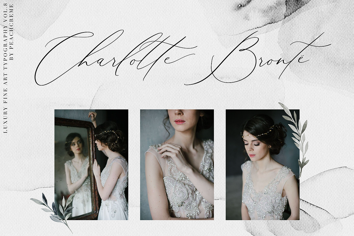 Beloved Gray // Fine art Calligraphy, a Script Font by PeachCreme (Photo 9 of 12)