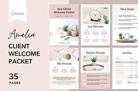 Client Welcome Packet Template Canva