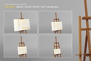 Easel & Canvas Scene Creator, a Product Mockup by KIPET (Thumbnail 17 of 18)