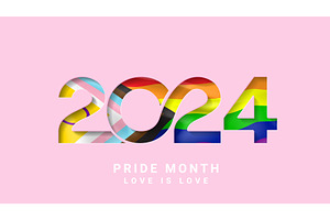 Banner for Pride Month 2024, an Object Illustration by Andrey Yaroslavtsev