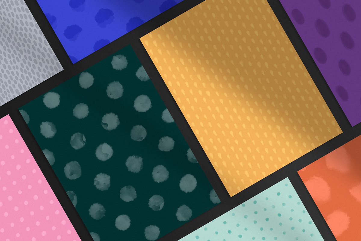 25 Watercolor Dot and Spot Patterns, a Pattern Graphic by Artec Maison (Photo 14 of 16)