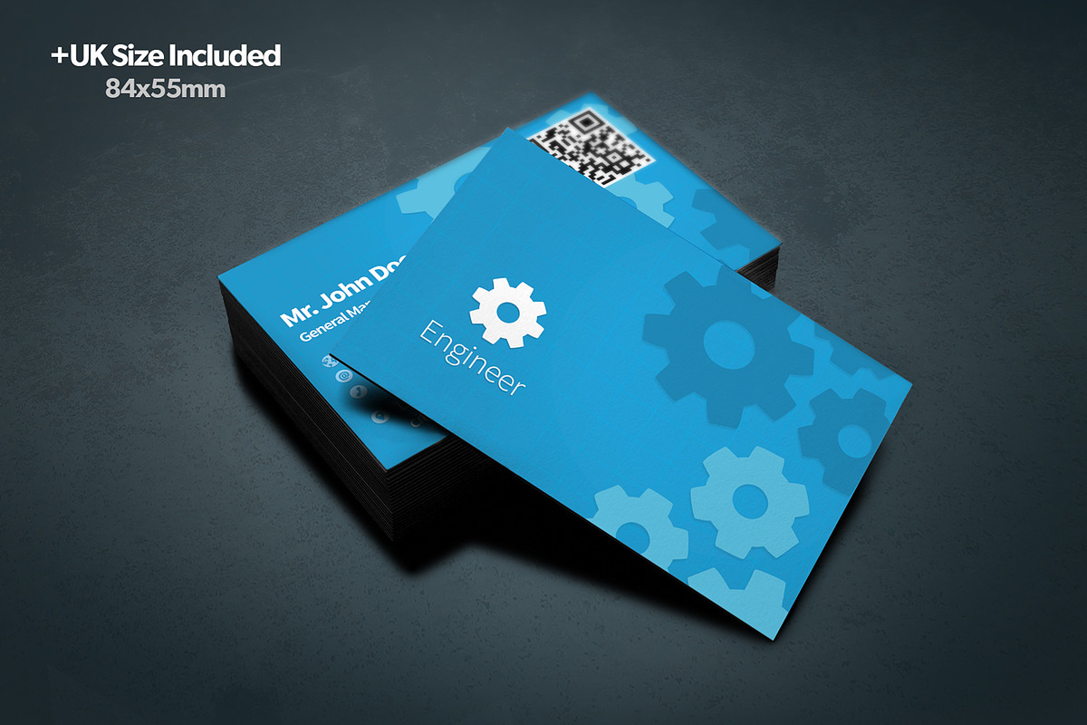 Engineer Business Card + Bonus, a Business Card Template by Rafael Oliveira (Photo 5 of 5)