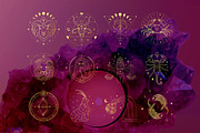 Zodiac Signs Horoscope Illustrations, a Graphic by Olya Creative (Thumbnail 37 of 37)